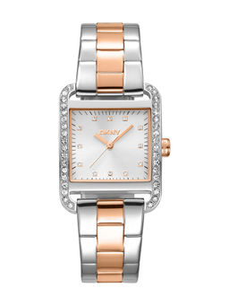 DKNY - City Glitz Analog Silver Square Dial Womens Watch - DK1L003M0055