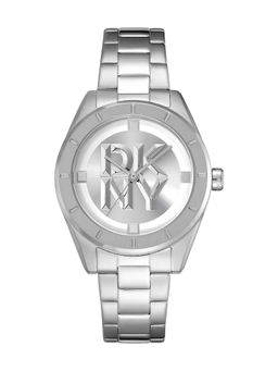 DKNY - Chambers Midi Analog Silver Round Dial Womens Watch - DK1L016M0045