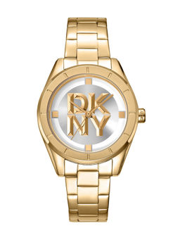 DKNY - Chambers Midi Analog Silver Round Dial Womens Watch - DK1L016M0065