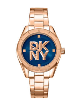 DKNY - Chambers Midi Analog Blue Round Dial Womens Watch - DK1L016M0075
