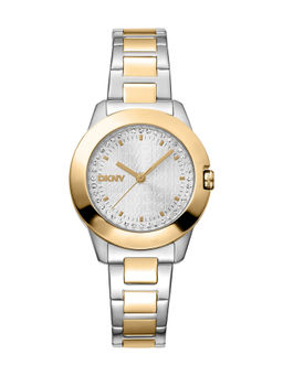 DKNY - Park Ave Logo Analog Silver Round Dial Womens Watch - DK1L021M0075