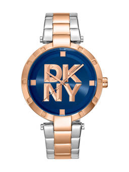 DKNY - Essential Logo Analog Blue Round Dial Womens Watch - DK1L041M0095