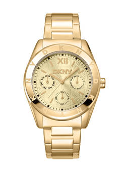 DKNY - Chambers Multi Sport Multifunction Champagne Round Dial Womens Watch - DK1L015M0035