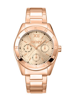 DKNY - Chambers Multi Sport Multifunction Rose Gold Round Dial Womens Watch - DK1L015M0045