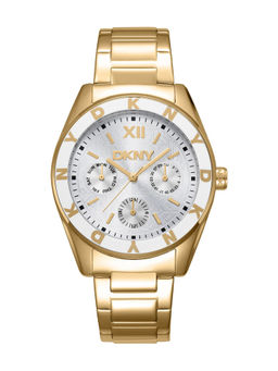 DKNY - Chambers Multi Sport Multifunction Silver Round Dial Womens Watch - DK1L073M0025