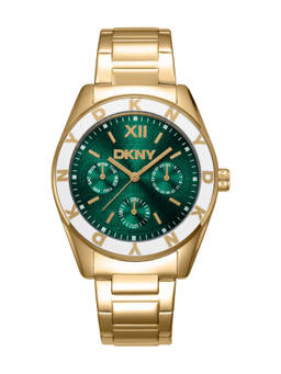 DKNY - Chambers Multi Sport Multifunction Green Round Dial Womens Watch - DK1L073M0035