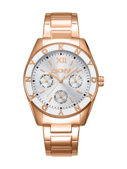 DKNY - Chambers Multi Sport Multifunction Silver Round Dial Womens Watch - DK1L073M0045