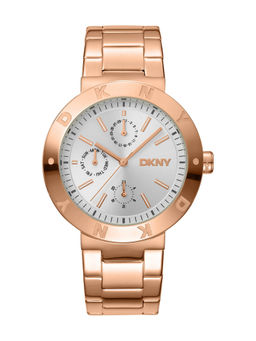 DKNY - Eastside Maxi Multifunction Silver Round Dial Womens Watch - DK1L022M0045