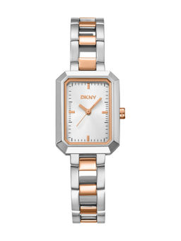 DKNY - Uptown Midi Analog Silver Rectangle Dial Womens Watch - DK1L009M0045