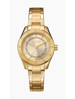 DKNY - Chambers Sport Analog Champagne Round Dial Womens Watch - DK1L018M0035