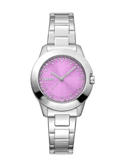 DKNY - Park Ave Logo Analog Pink Round Dial Womens Watch - DK1L021M0045