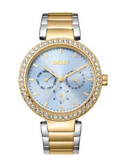 DKNY - Downtown Glitz Multifunction Light Blue Round Dial Womens Watch - DK1L044M0085