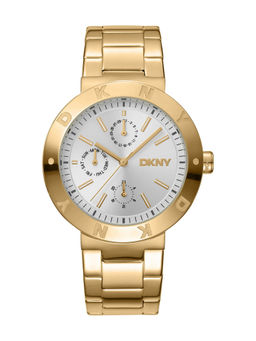 DKNY - Eastside Maxi Multifunction Silver Round Dial Womens Watch - DK1L022M0035