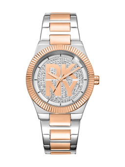 DKNY - Logo Analog Silver Round Dial Womens Watch - DK1L102M0255