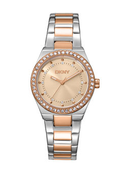 DKNY - Evening Analog Rose Gold Round Dial Womens Watch - DK1L100M0105