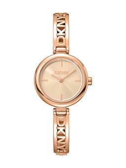 DKNY - Logo Analog Rose Gold Round Dial Womens Watch - DK1L115M0055