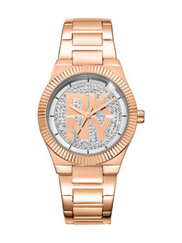 DKNY - Logo Analog Silver Round Dial Womens Watch - DK1L102M0235