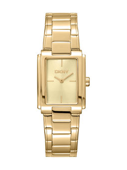 DKNY - Everyday Analog Champagne Rectangle Dial Womens Watch - DK1L121M0065