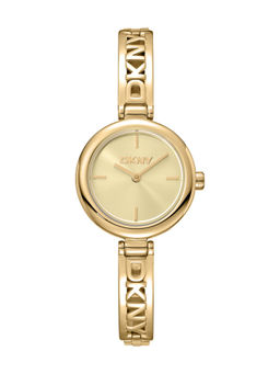 DKNY - Logo Analog Champagne Round Dial Womens Watch - DK1L115M0035