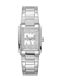DKNY - Logo Analog Silver Rectangle Dial Womens Watch - DK1L140M0015