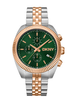 DKNY - Everyday Chronograph Green Round Dial Mens Watch - DK1G134M0075
