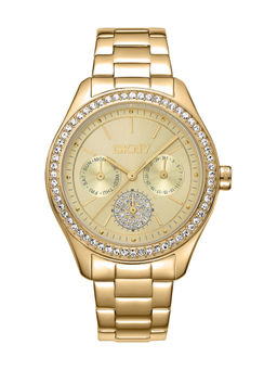 DKNY - Evening Multifunction Champagne Round Dial Womens Watch - DK1L129M0055