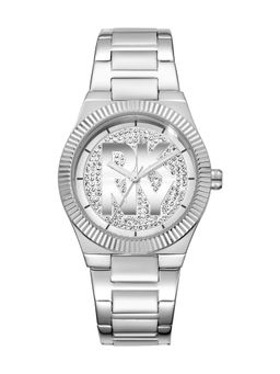 DKNY - Logo Analog Silver Round Dial Womens Watch - DK1L102M0215