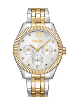 DKNY - Everyday Multifunction Silver Round Dial Womens Watch - DK1L128M0085