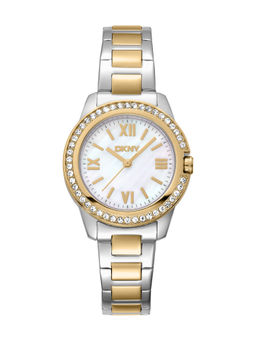 DKNY - Evening Analog White Round Dial Womens Watch - DK1L105M0085