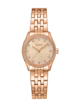DKNY - Logo Analog Rose Gold Round Dial Womens Watch - DK1L126M0065