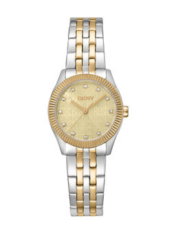 DKNY - Logo Analog Champagne Round Dial Womens Watch - DK1L126M0085