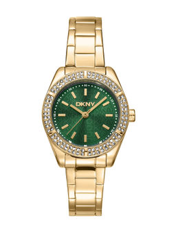 DKNY - DK1L107 Analog Green Round Dial Womens Watch - DK1L107M0065