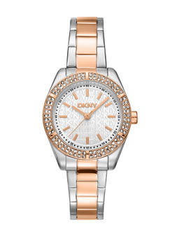 DKNY - DK1L107 Analog Silver Round Dial Womens Watch - DK1L107M0095