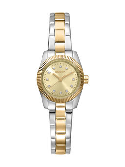 DKNY - DK1L125 Analog Gold Round Dial Womens Watch - DK1L125M0045