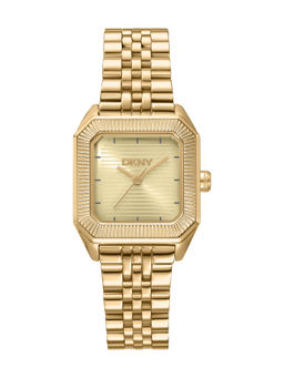 DKNY - DK1L154 Analog Gold Square Dial Womens Watch - DK1L154M0065