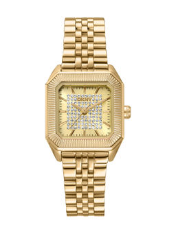 DKNY - DK1L154 Analog Gold Square Dial Womens Watch - DK1L154M0235