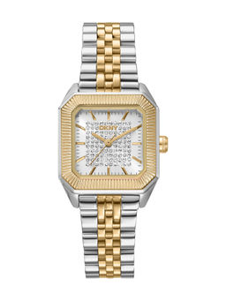 DKNY - DK1L154 Analog Silver Square Dial Womens Watch - DK1L154M0255