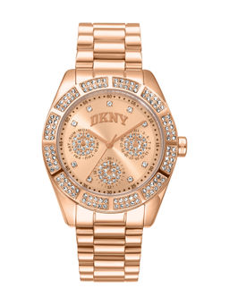 DKNY - DK1L171 Multifunction Rose Gold Round Dial Womens Watch - DK1L171M0075