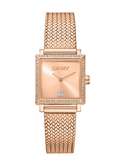 DKNY - DK1L173 Analog Rose Gold Square Dial Womens Watch - DK1L173M0105