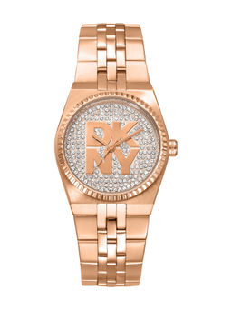 DKNY - DK1L177 Analog Rose Gold Round Dial Womens Watch - DK1L177M0235