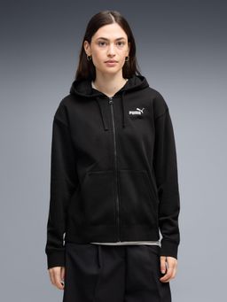 Puma - Essentials No. 1 Logo Full-Zip Women's Black Hoodie Jacket