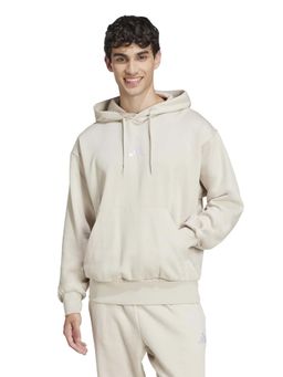adidas - Beige Cotton Full Sleeves Training Hoodie