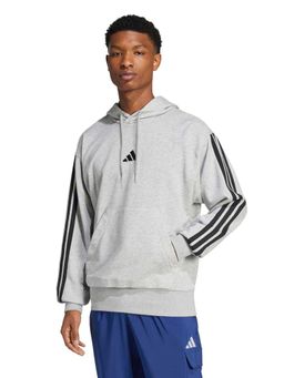 adidas - Grey Cotton Full Sleeves Training Hoodie