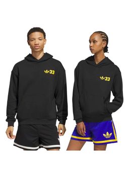 adidas Originals - Black Cotton Full Sleeves Training Hoodie