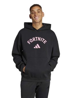 adidas - Black Cotton Full Sleeves Training Hoodie