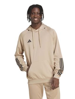 adidas - Brown Polyester Full Sleeves Training Hoodie