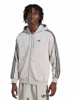 adidas Originals - Grey Cotton Full Sleeves Training Hoodie