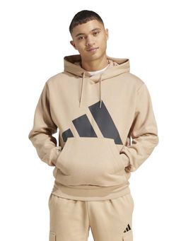 adidas - Beige Cotton Full Sleeves Training Hoodie