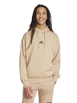 adidas - Beige Cotton Full Sleeves Training Hoodie