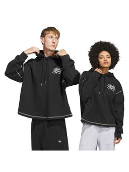 adidas Originals - Black Cotton Full Sleeves Training Hoodie